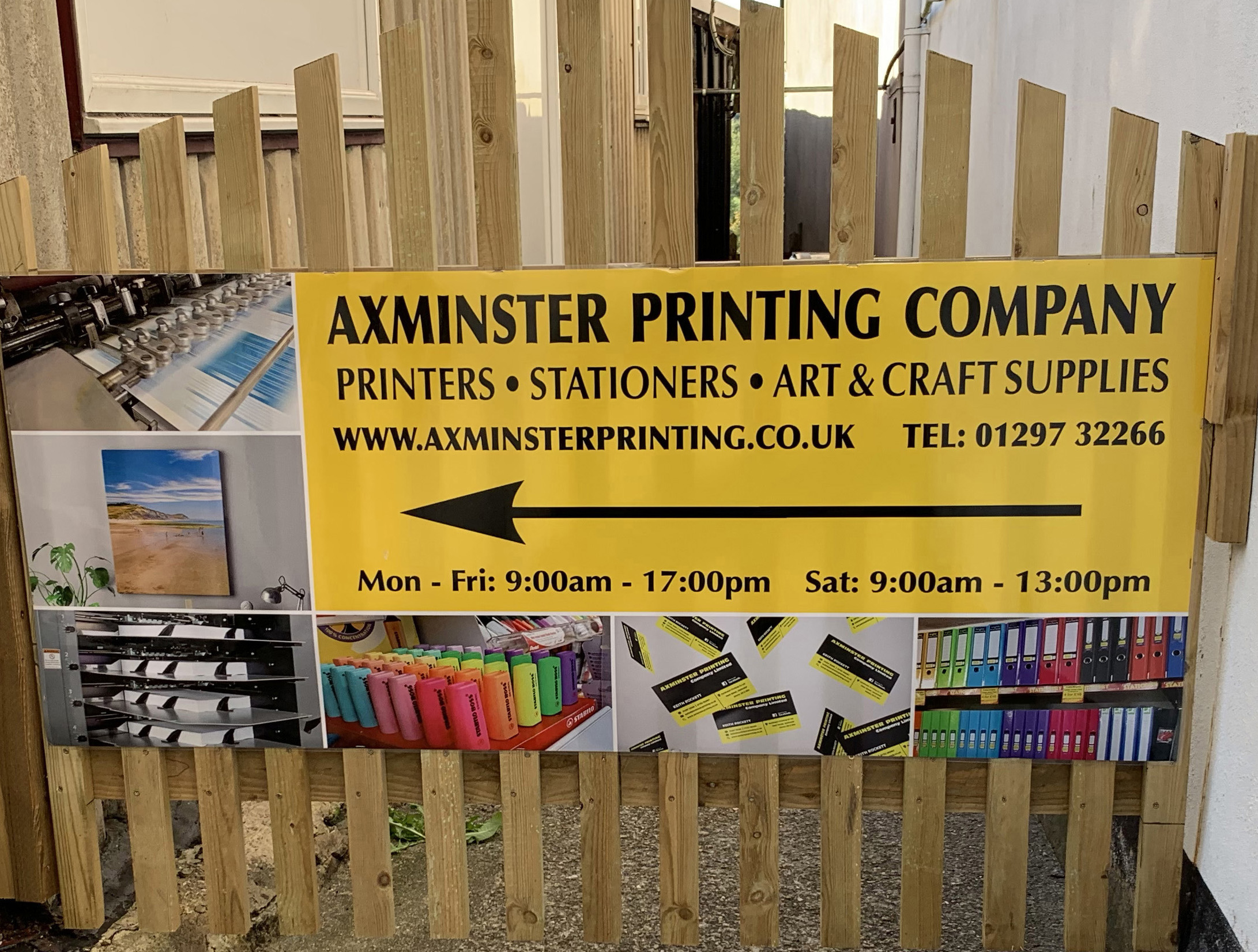 Axminster Printing gate